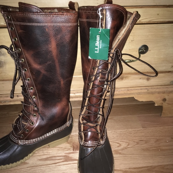 ll bean shearling duck boots